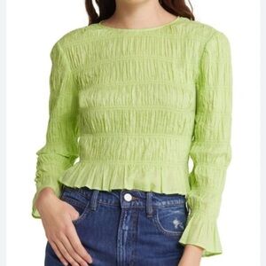 Frame ruched top